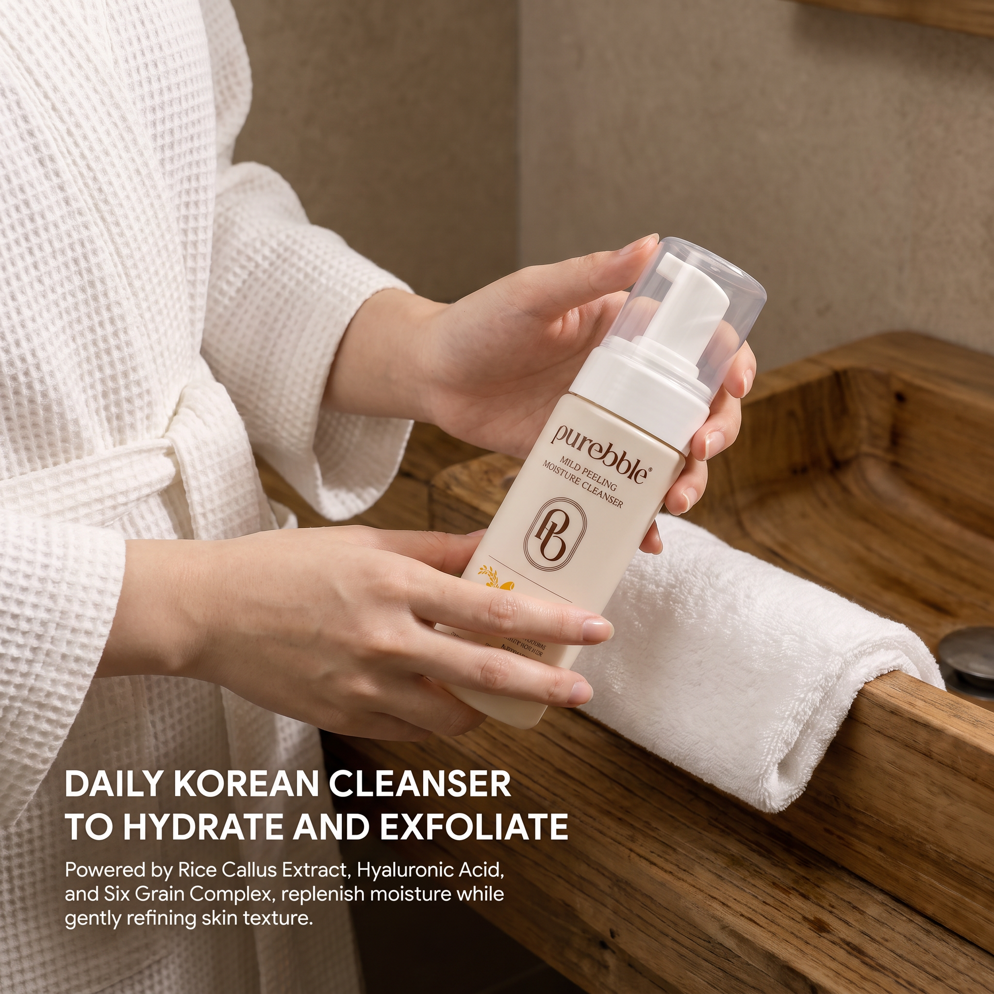 Rice Callus Mild Peeling Moisture Cleanser