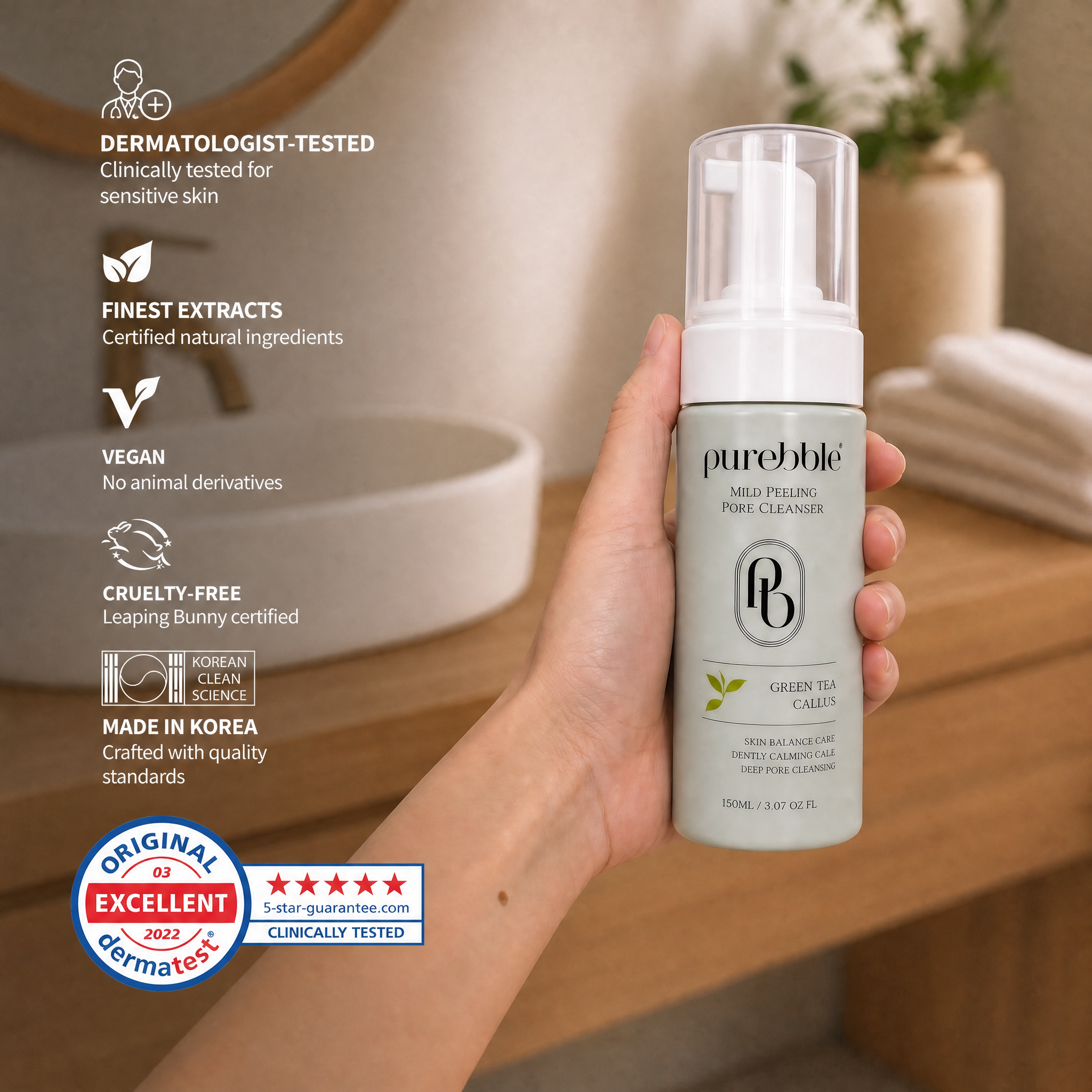 Green Tea Callus Mild Peeling Pore Cleanser