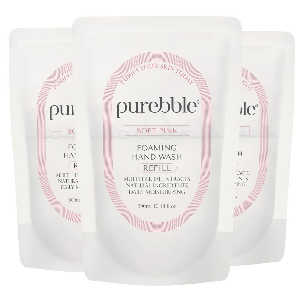 Soft Pink Foaming Hand Wash Refill 3 Pack
