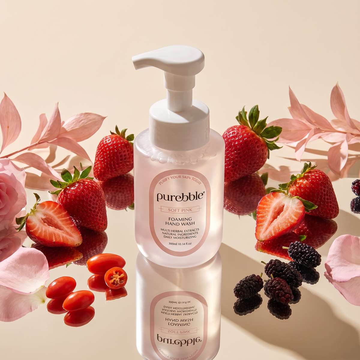 Soft Pink Foaming Hand Wash