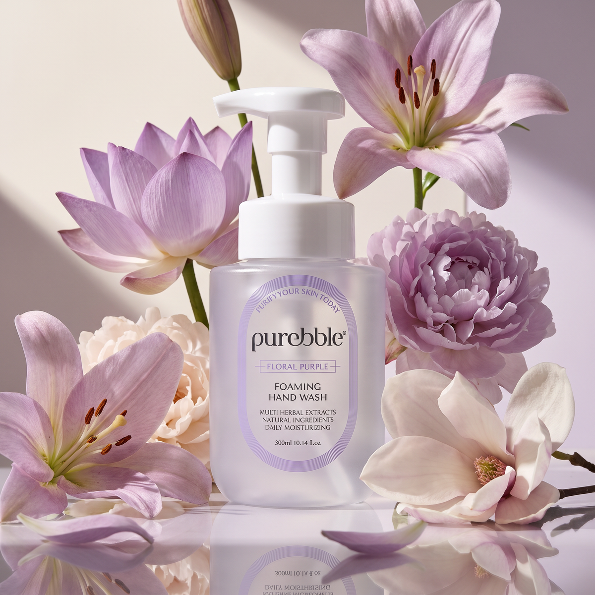 Floral Purple Foaming Hand Wash Refill