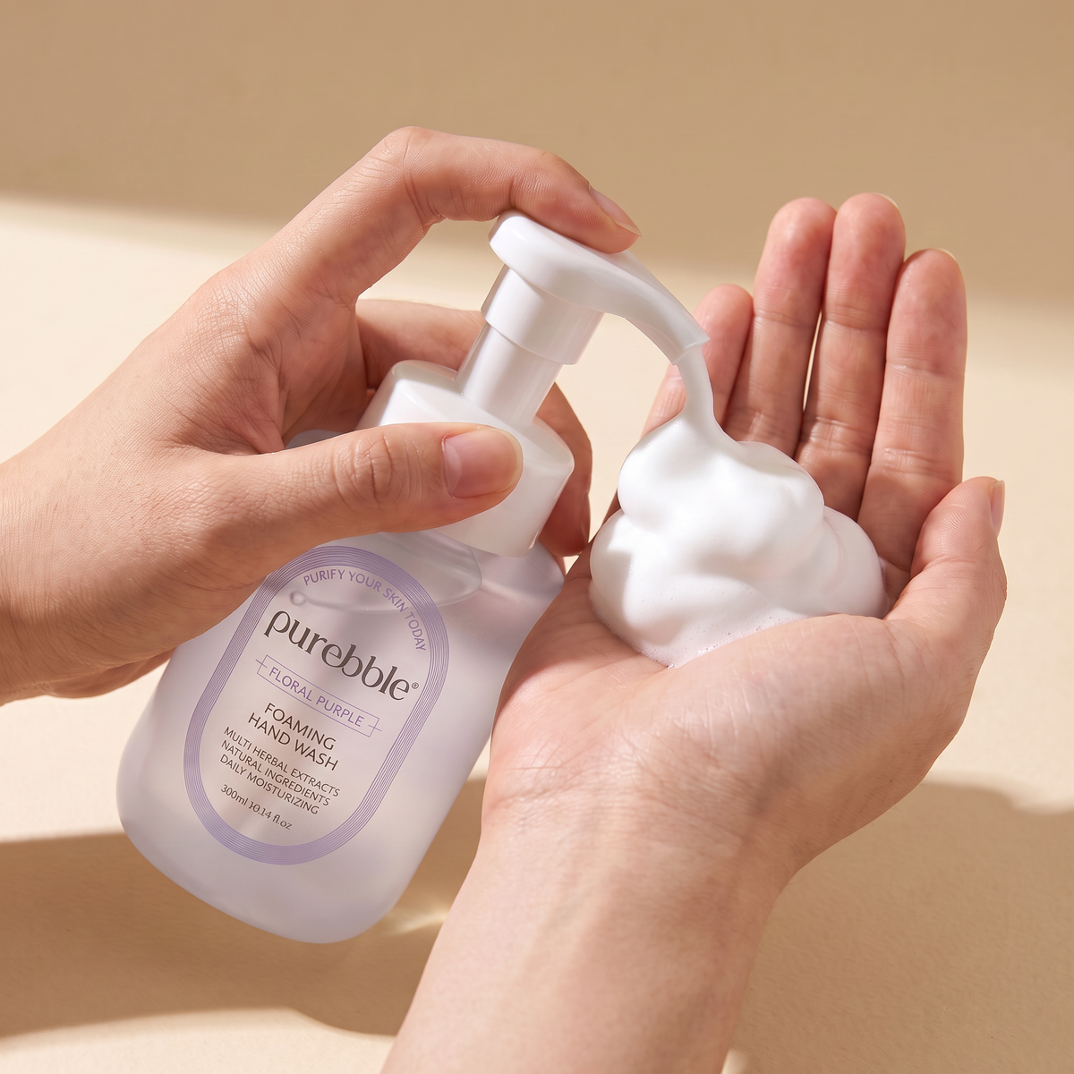 Floral Purple Foaming Hand Wash