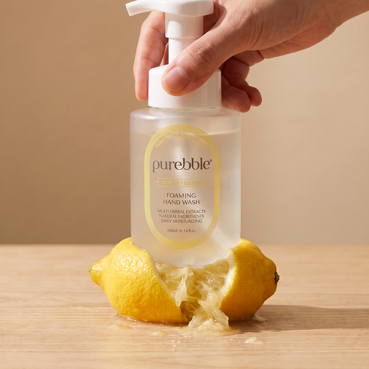 Citrus Yellow Foaming Hand Wash
