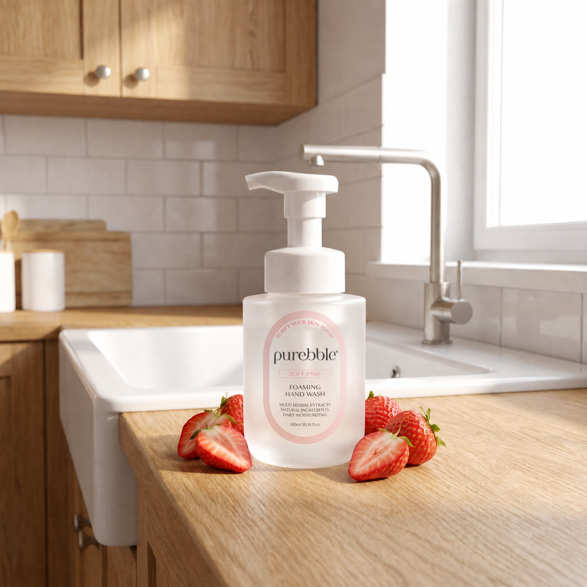 Soft Pink Foaming Hand Wash