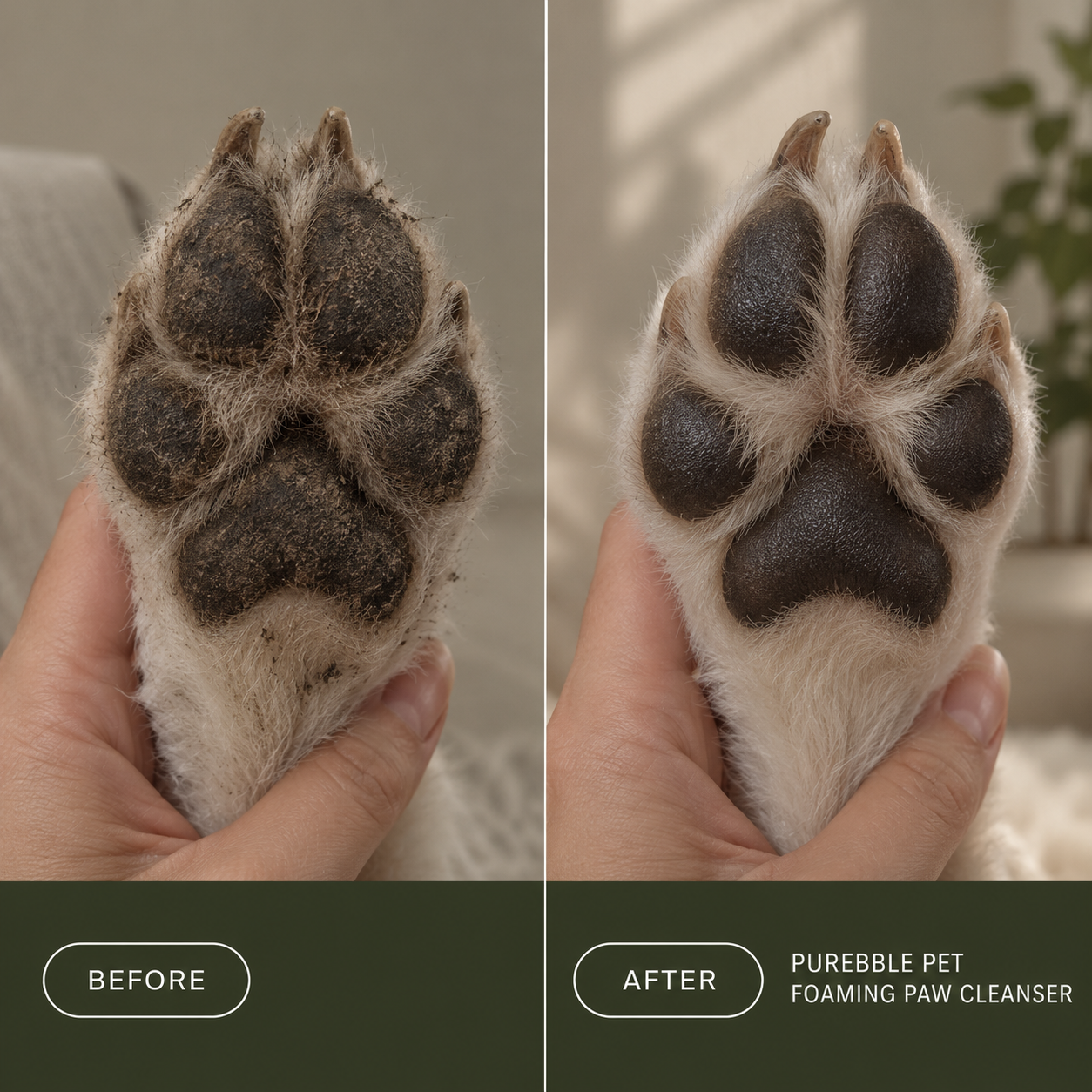Pet Paw Foaming Cleanser 2 Pack