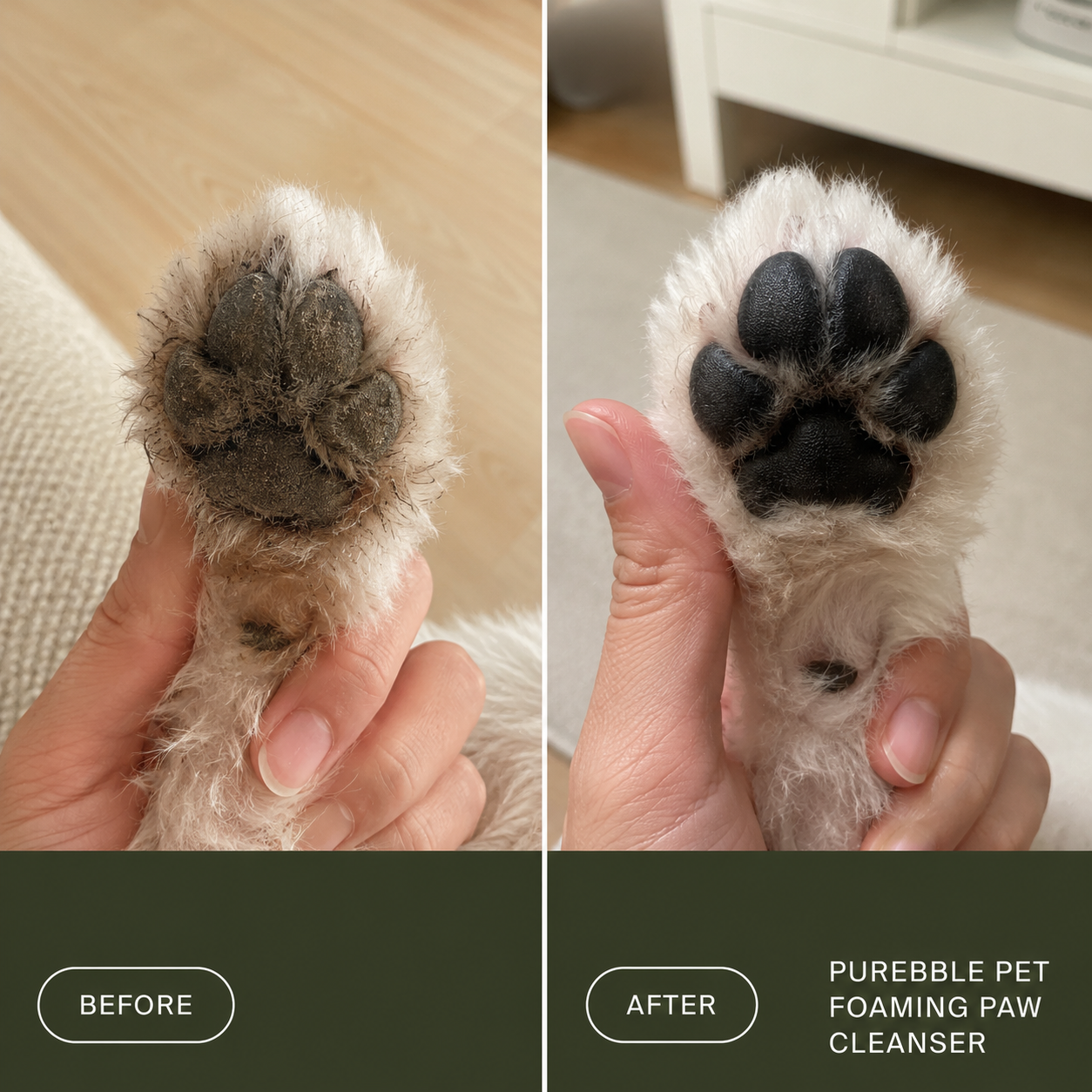 Pet Paw Foaming Cleanser 2 Pack
