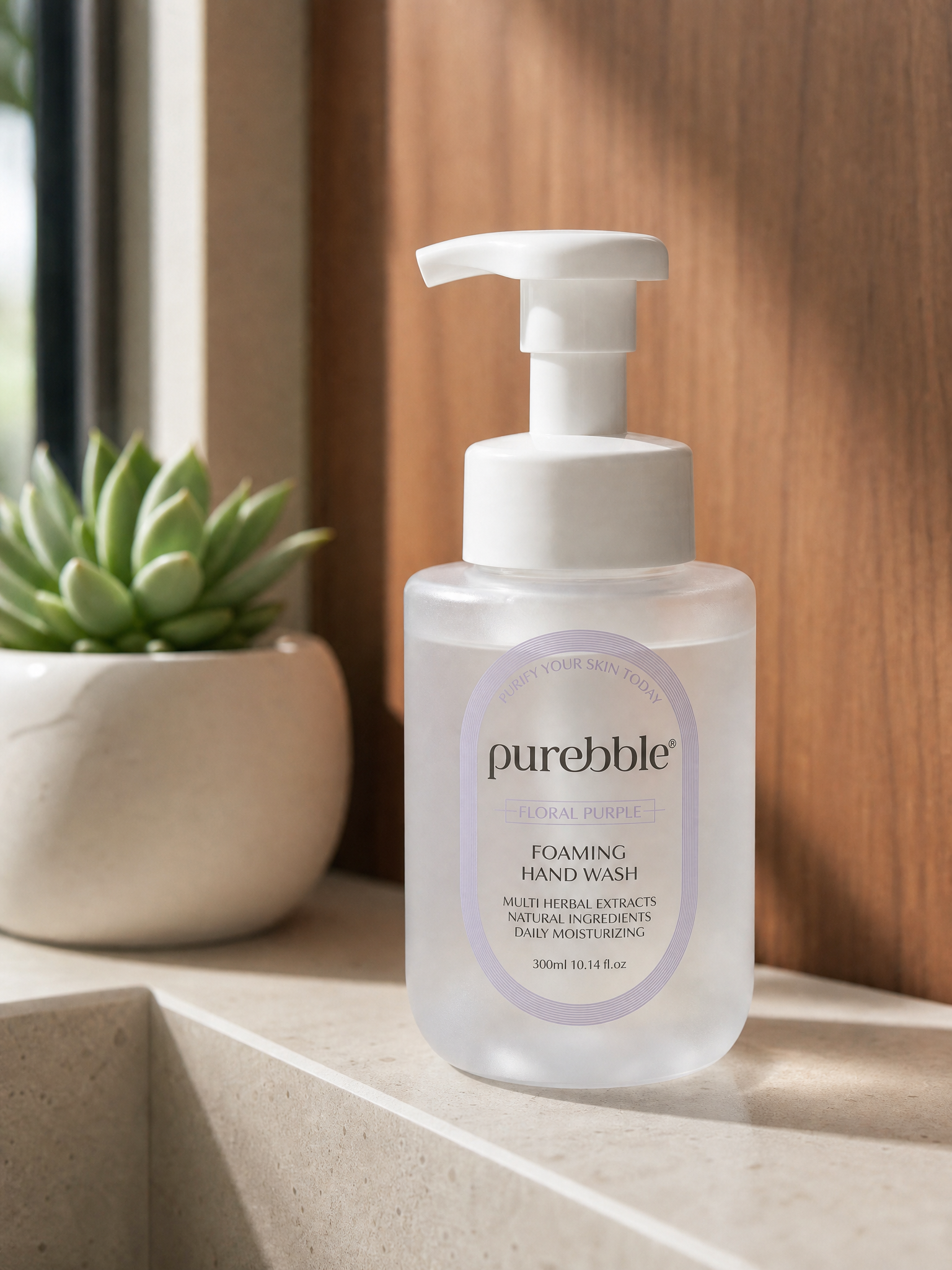 Floral Purple Foaming Hand Wash